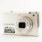 Nikon COOLPIX S640 Silver With 4GB SDHC Card Digital Camera from Japan #4047