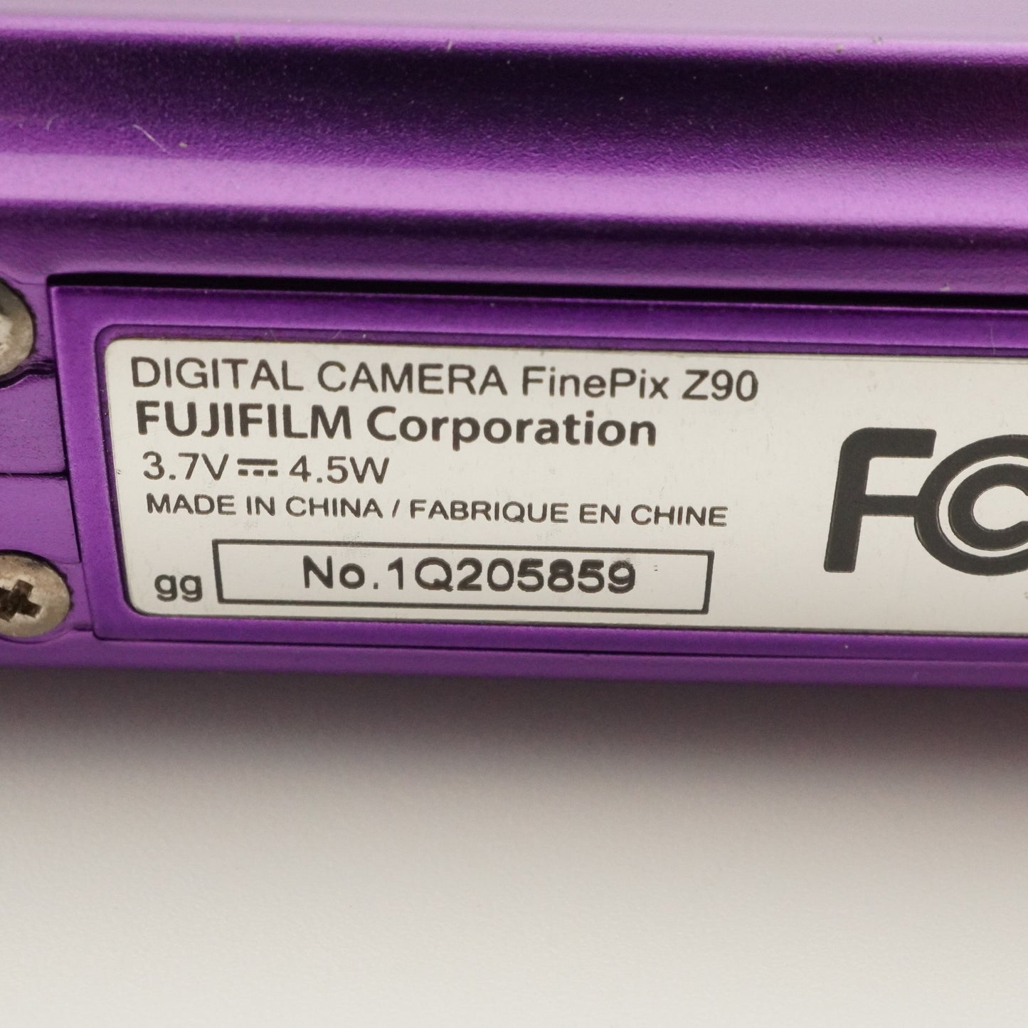 FUJIFILM FinePix Z90 Purple In Box With 4GB SDHC Card from Japan #7221