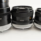 Canon FD 50mm F1.8 S.C. + 28mm F2.8 S.C. + 100-200mm F5.6 Lens from Japan #9990