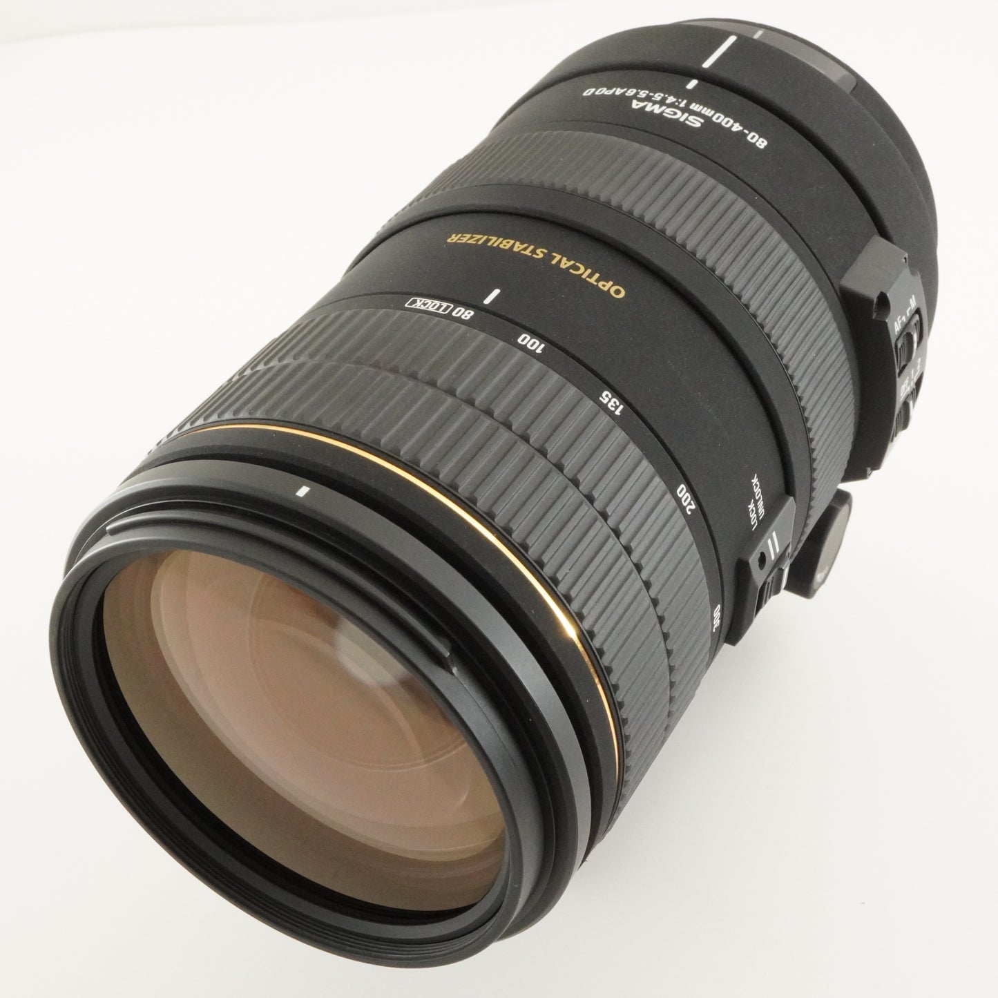 SIGMA APO 80-400mm F4.5-5.6 EX DG OS For Nikon + Case AF Lens from Japan #7188