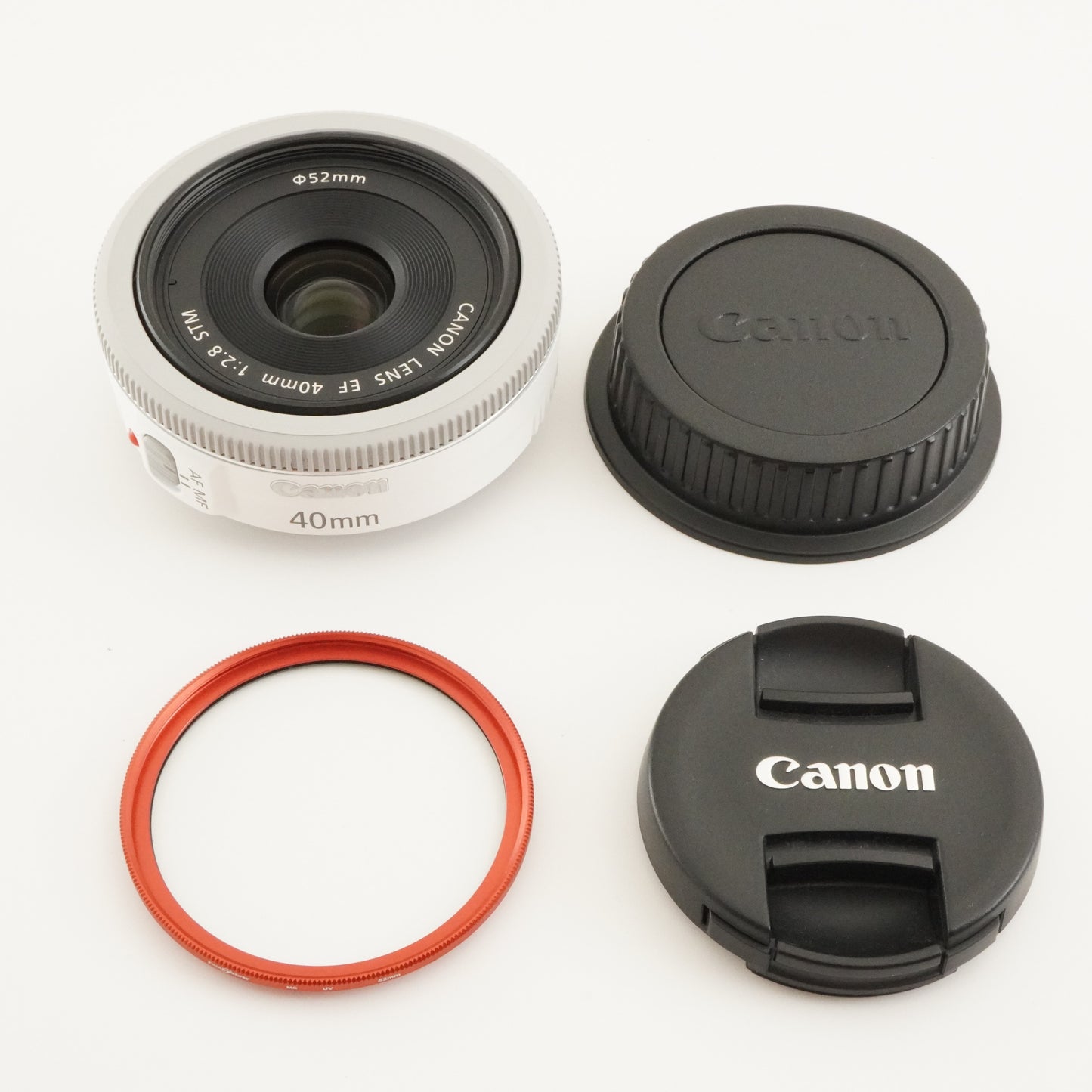 Canon EF 40mm F2.8 STM White AF Prime Lens from Japan #7255