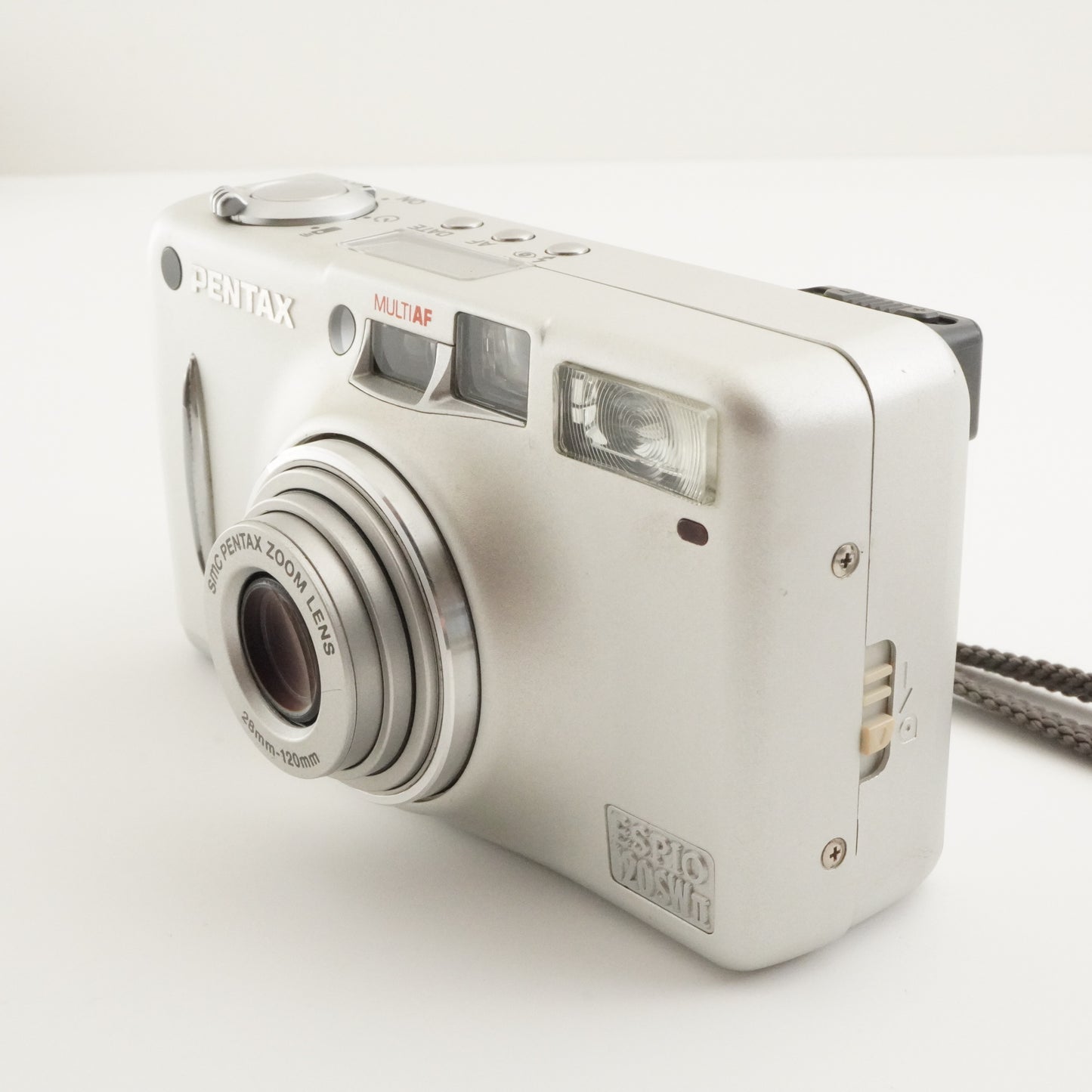 PENTAX ESPIO 120SW II Silver Point & Shoot Film Camera from Japan #5853