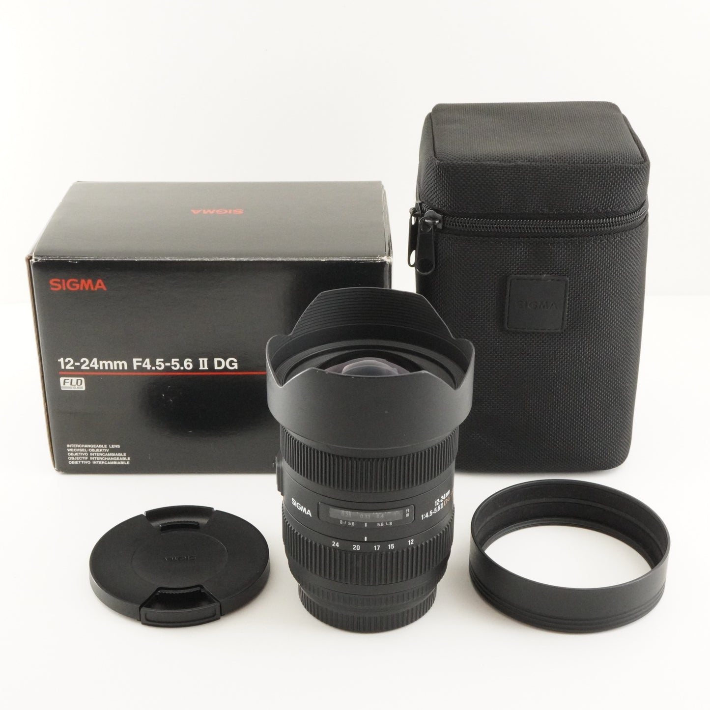 Sigma 12-24mm 4.5-5.6 AF II DG HSM for Canon AF ZOOM Lens from Japan #7185