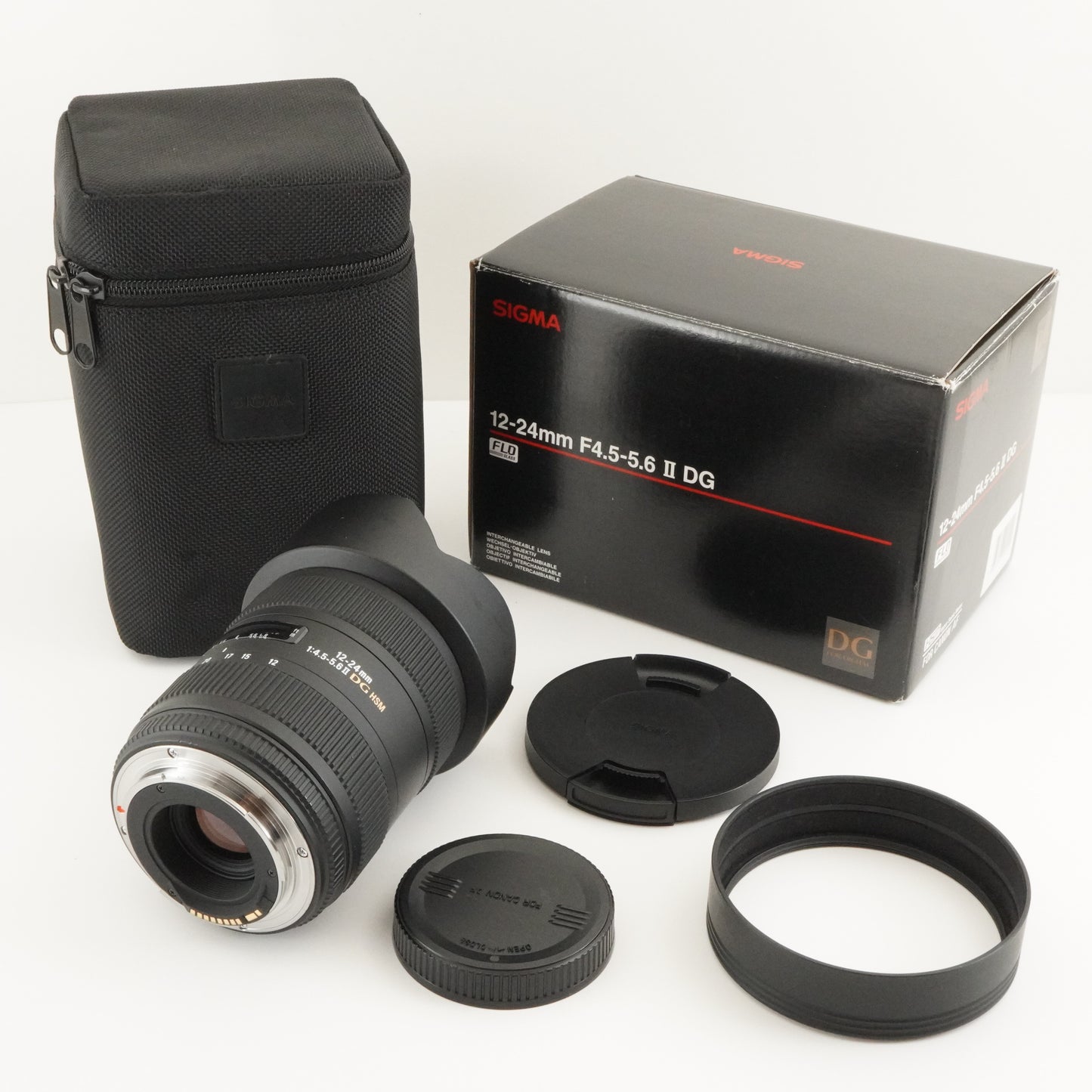 Sigma 12-24mm 4.5-5.6 AF II DG HSM for Canon AF ZOOM Lens from Japan #7185