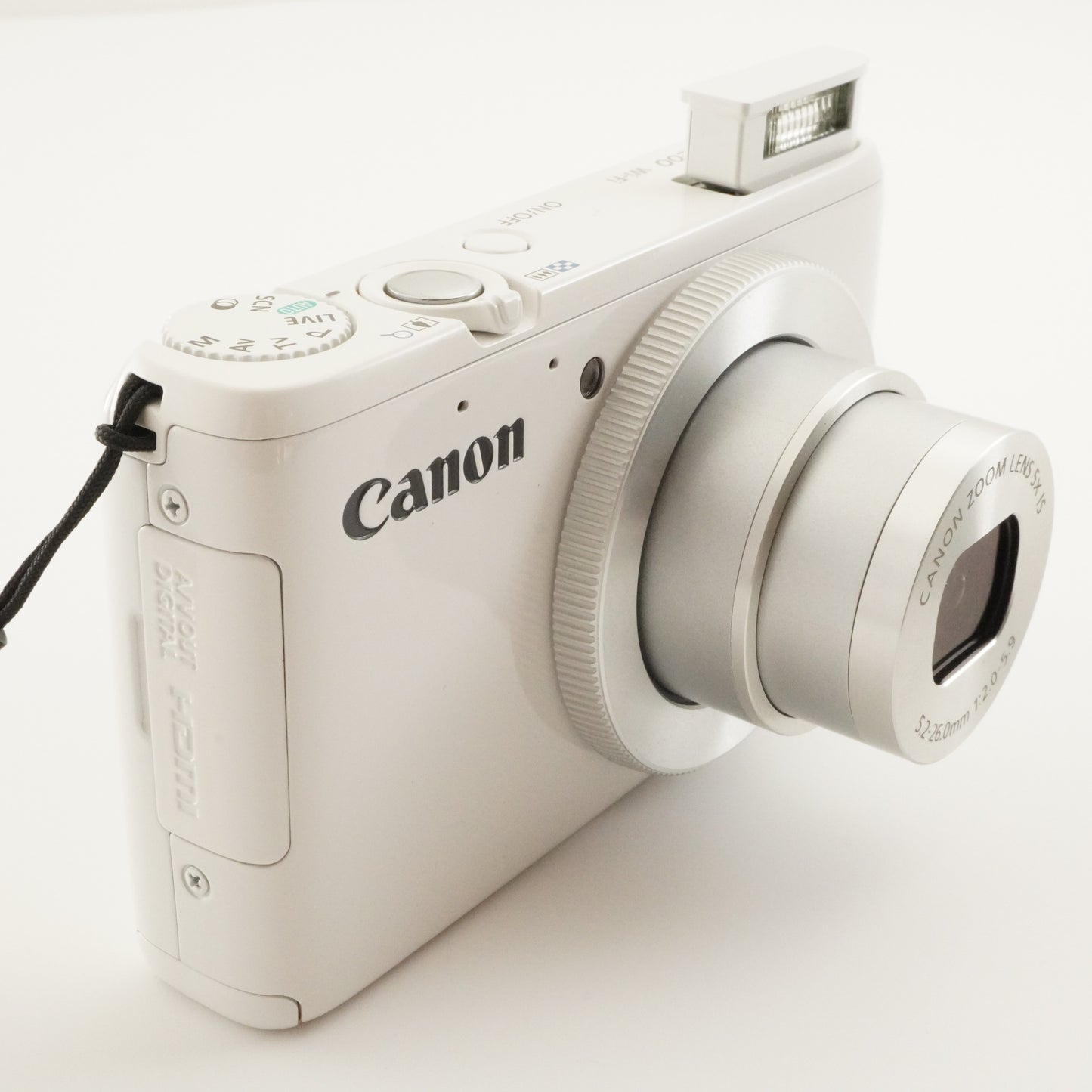 Canon PowerShot S200 White In Box With 4GB SDHC Card from Japan #6794