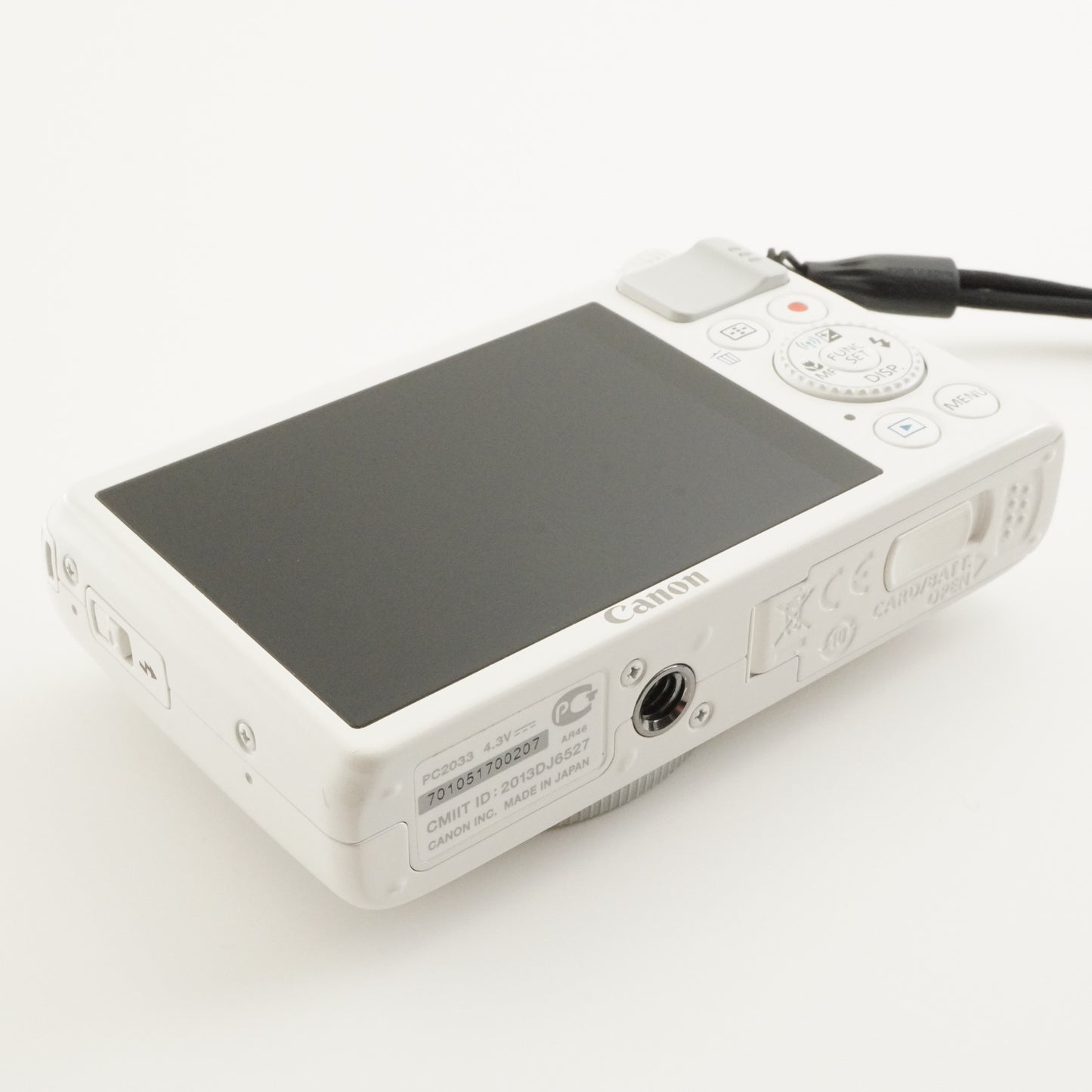 Canon PowerShot S200 White In Box With 4GB SDHC Card from Japan #6794