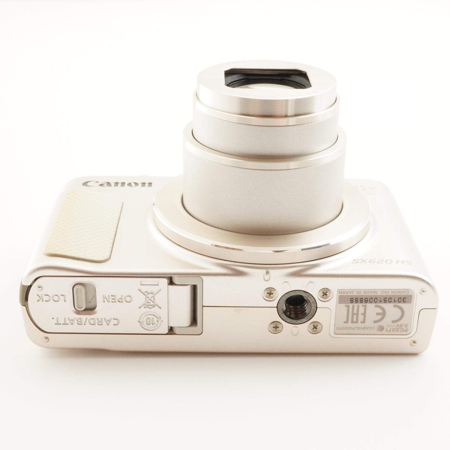 Canon PowerShot SX620 HS White In Box With 4GB SDHC Card from Japan #6906