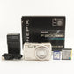 FUJIFILM FINEPIX F200 EXR Silver In Box With 4GB SDHC Card from Japan #6882