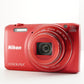 Nikon COOLPIX S6800 Red With 4GB SDHC Card Digital Camera from Japan #4006