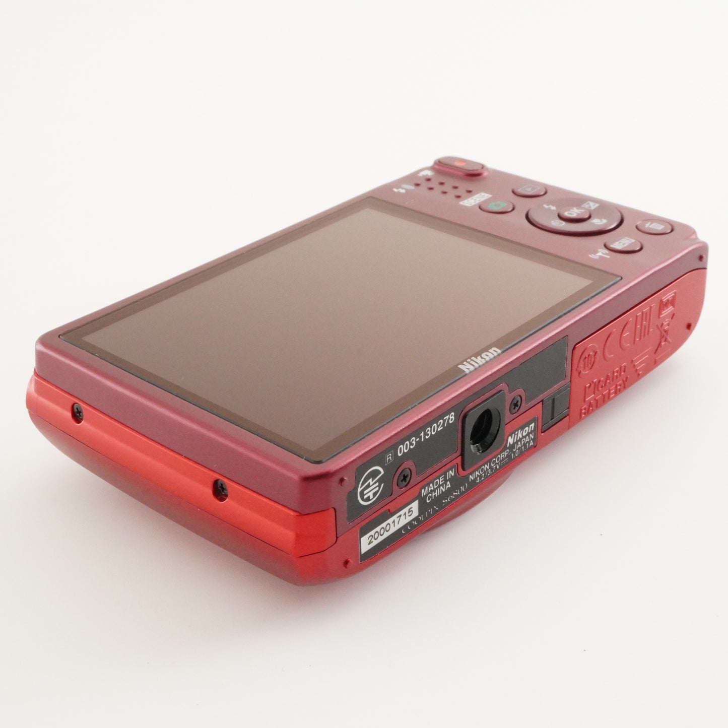 Nikon COOLPIX S6800 Red With 4GB SDHC Card Digital Camera from Japan #4006