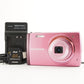 OLYMPUS STYLUS VH-410 Pink With 4GB SDHC Card Digital Camera from Japan #4021