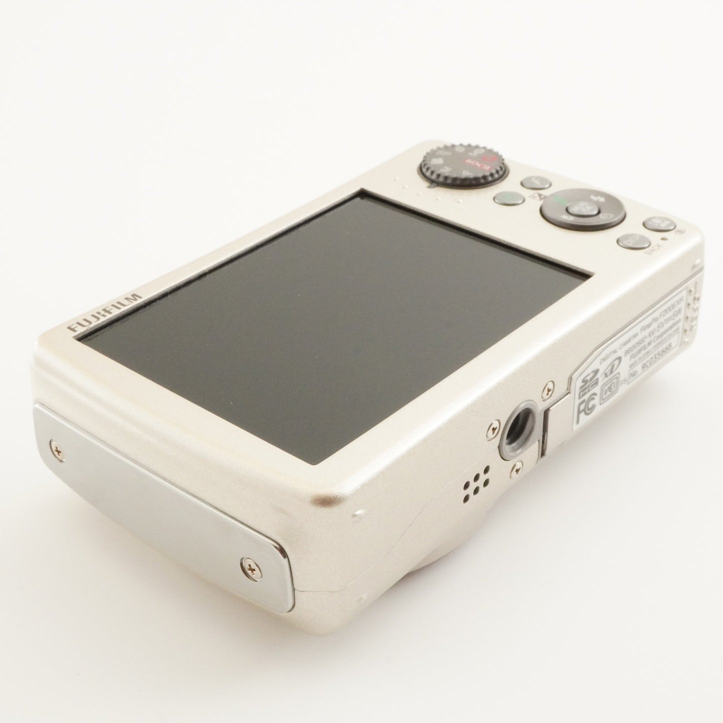 FUJIFILM FINEPIX F200 EXR Silver In Box With 4GB SDHC Card from Japan #6882