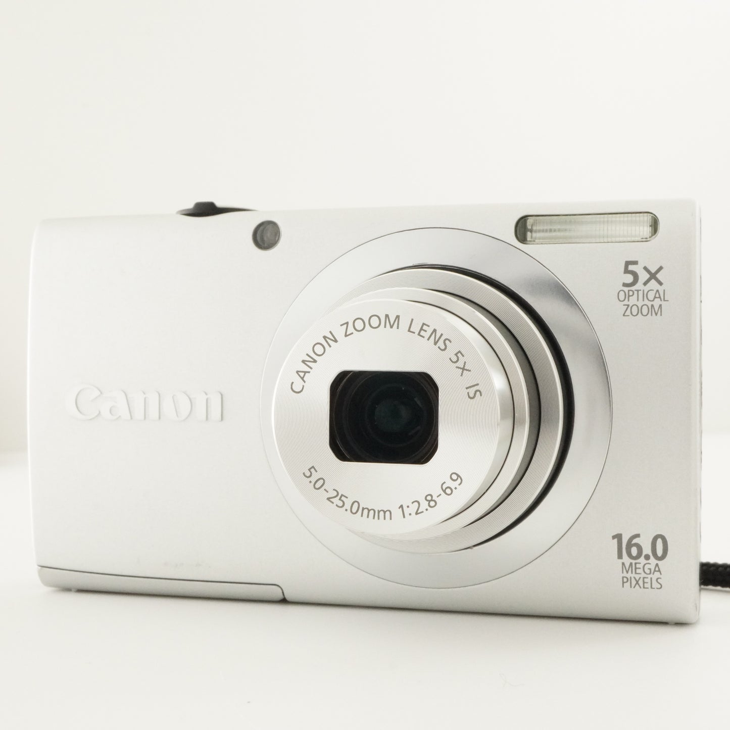 Canon PowerShot A2400 IS Silver In Box With 4GB SDHC Card from Japan #6960