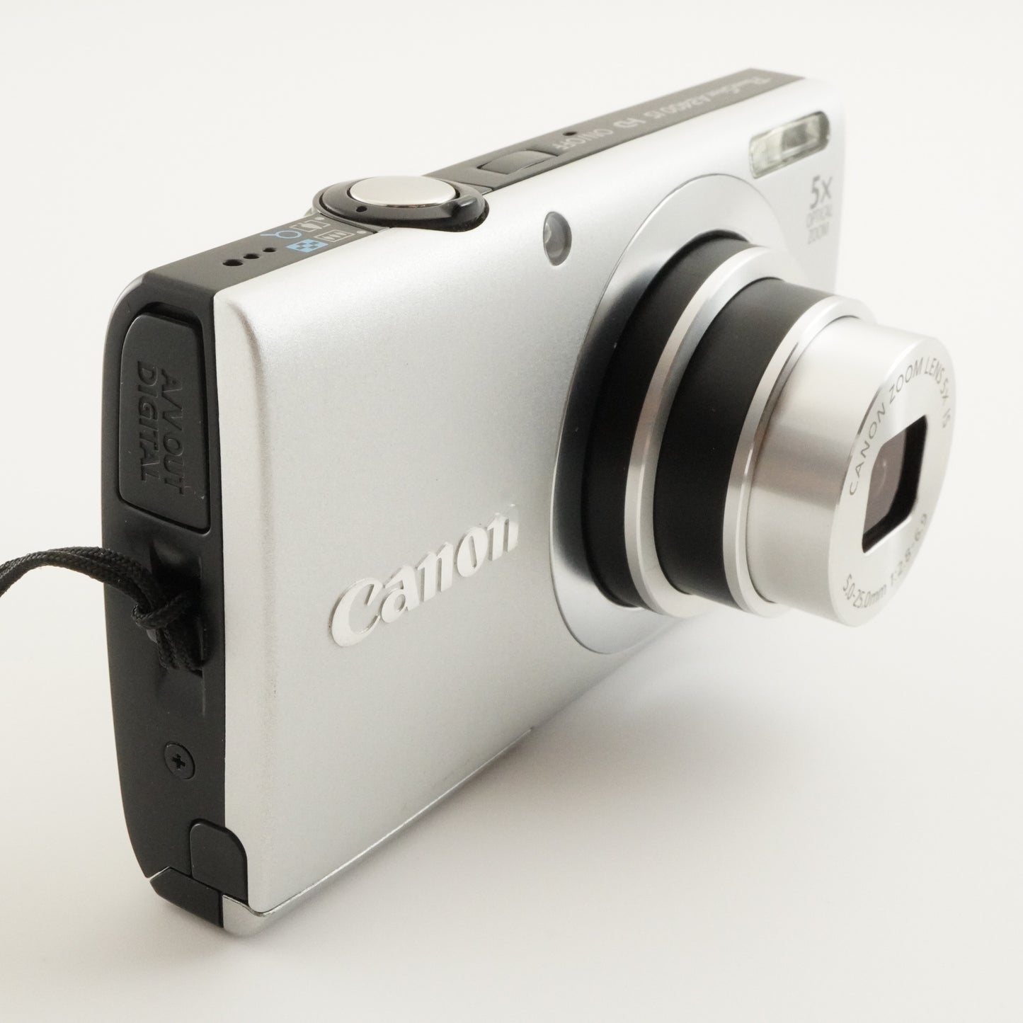 Canon PowerShot A2400 IS Silver In Box With 4GB SDHC Card from Japan #6960