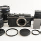 [S/C 10,378] OLYMPUS PEN E-P3 Black + M.ZUIKO 14-42mm +40-150mm from Japan #2539