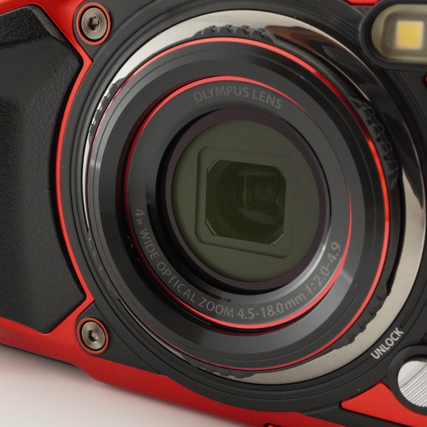 OLYMPUS Tough TG-6 Red With 4GB SDHC Card Digital Camera from Japan #3725