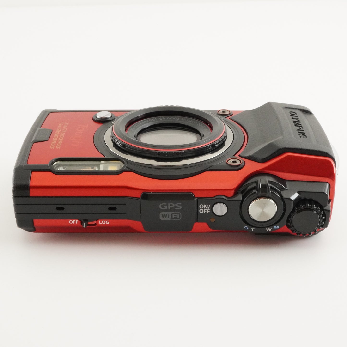 OLYMPUS Tough TG-6 Red With 4GB SDHC Card Digital Camera from Japan #3725