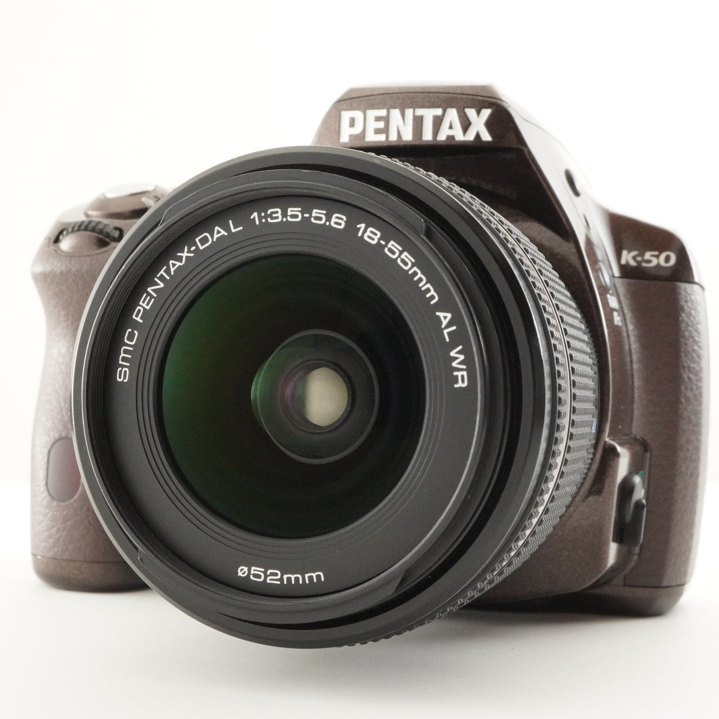 [2,798 Shots] PENTAX K-50 Brown +18-55mmm +50-200mm DSLR Camera from Japan #6961