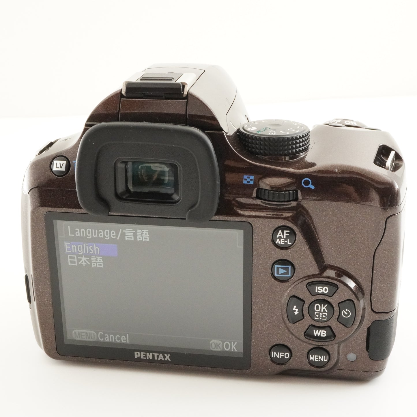 [2,798 Shots] PENTAX K-50 Brown +18-55mmm +50-200mm DSLR Camera from Japan #6961