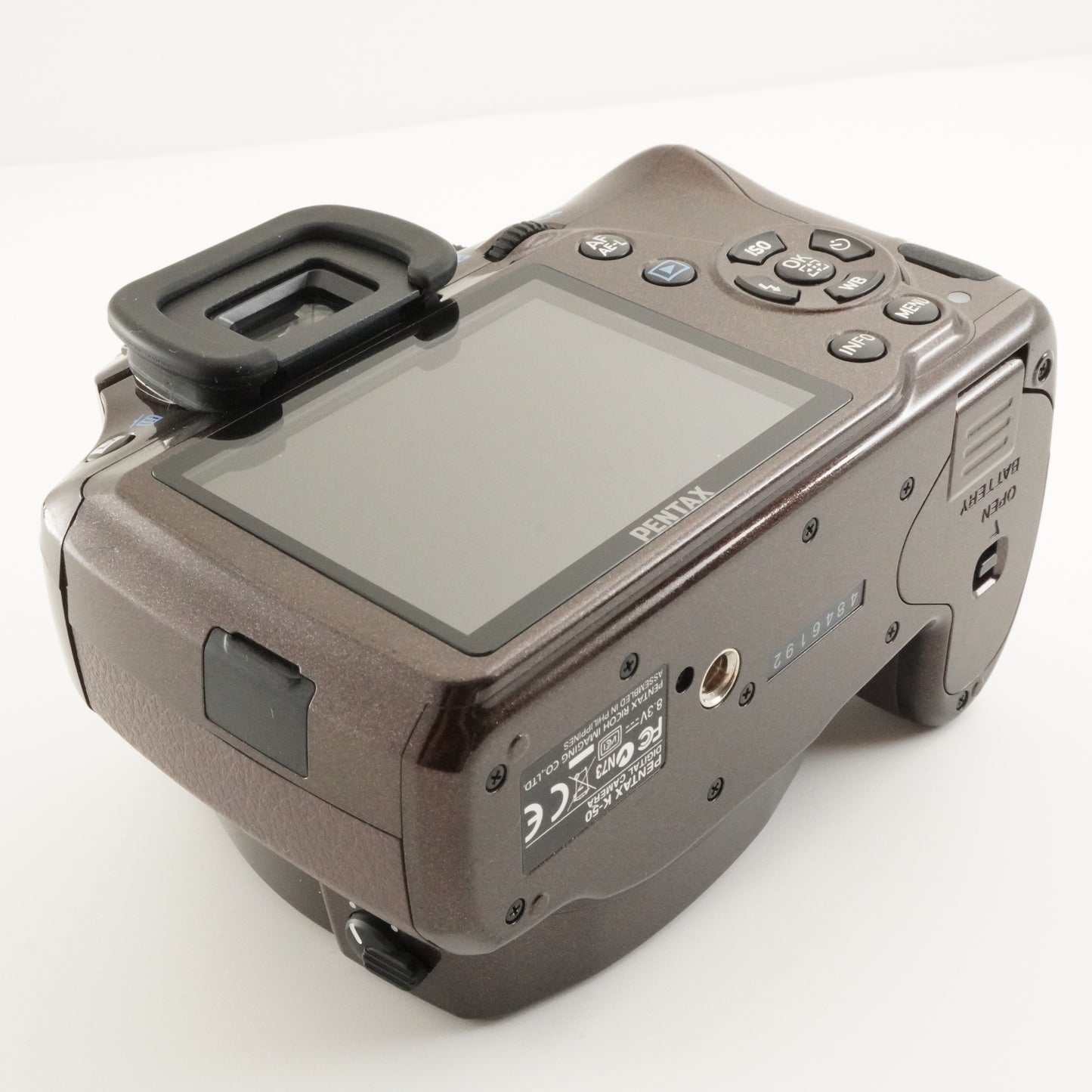 [2,798 Shots] PENTAX K-50 Brown +18-55mmm +50-200mm DSLR Camera from Japan #6961