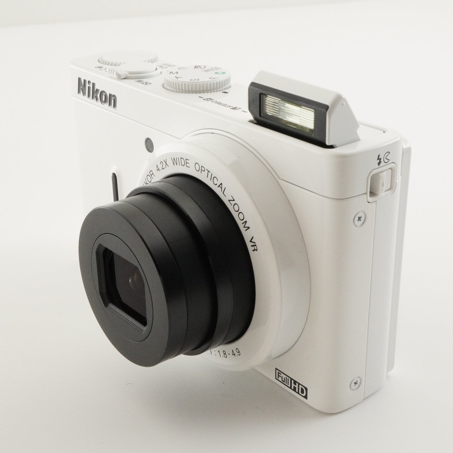 Nikon COOLPIX P310 White With 4GB SDHC Card Digital Camera from Japan #4120