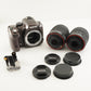 [2,798 Shots] PENTAX K-50 Brown +18-55mmm +50-200mm DSLR Camera from Japan #6961