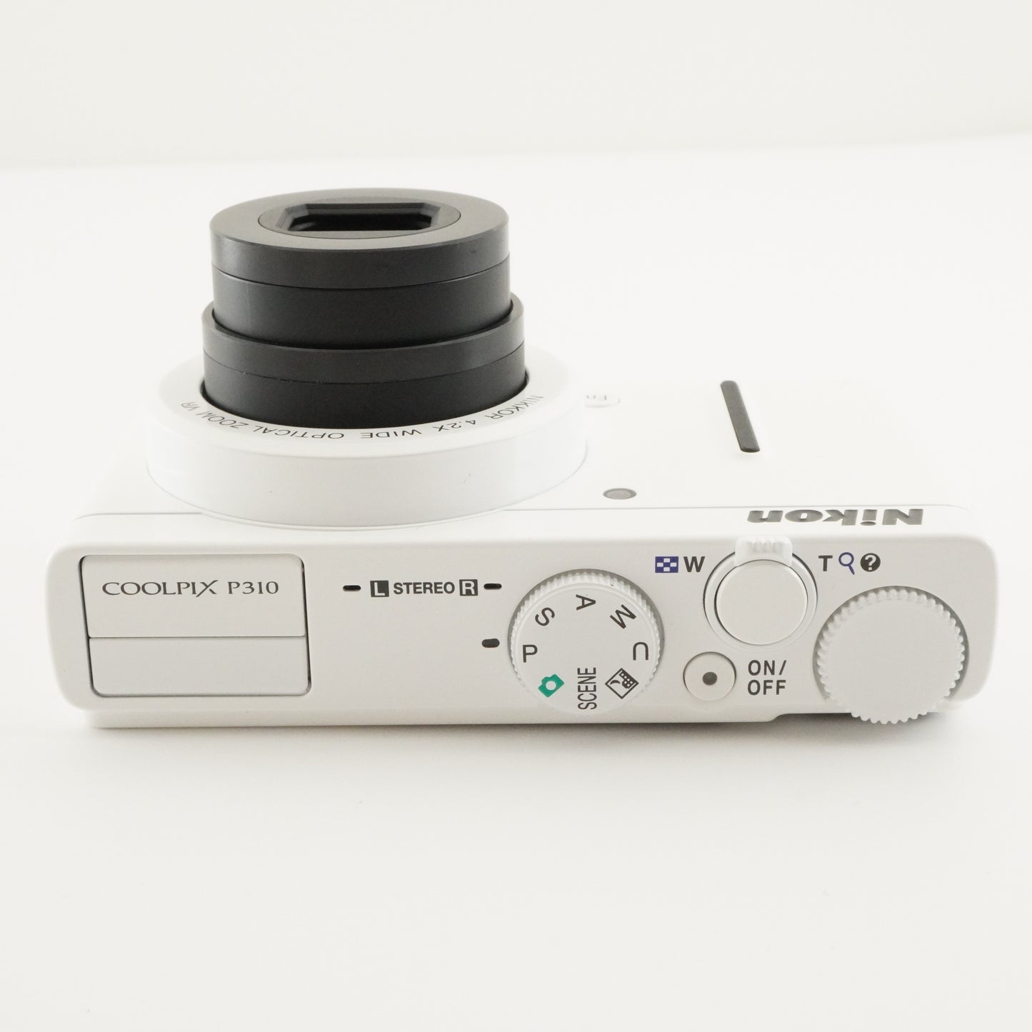 Nikon COOLPIX P310 White With 4GB SDHC Card Digital Camera from Japan #4120