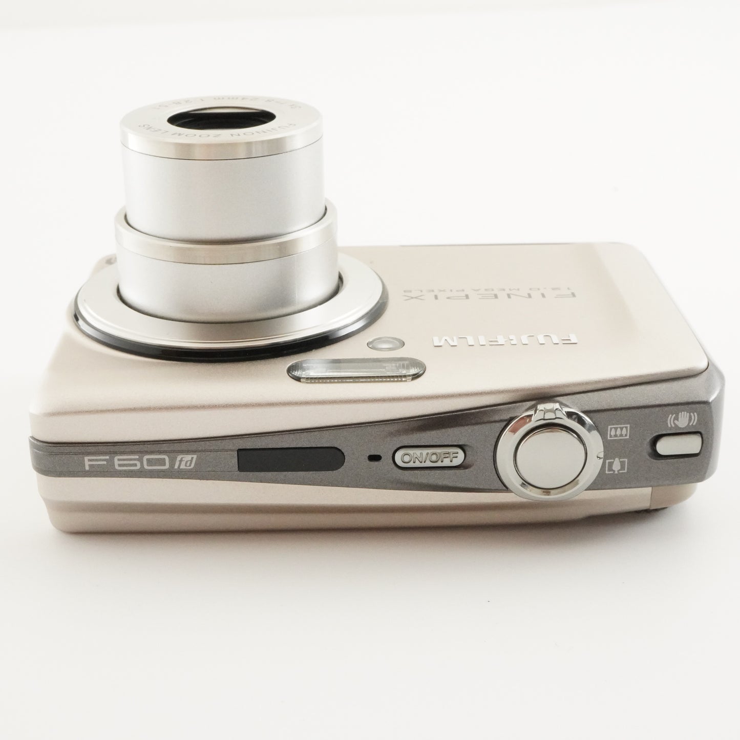 FUJIFILM FINEPIX F60fd Silver With 4GB SDHC Card Digital Camera from Japan #4014