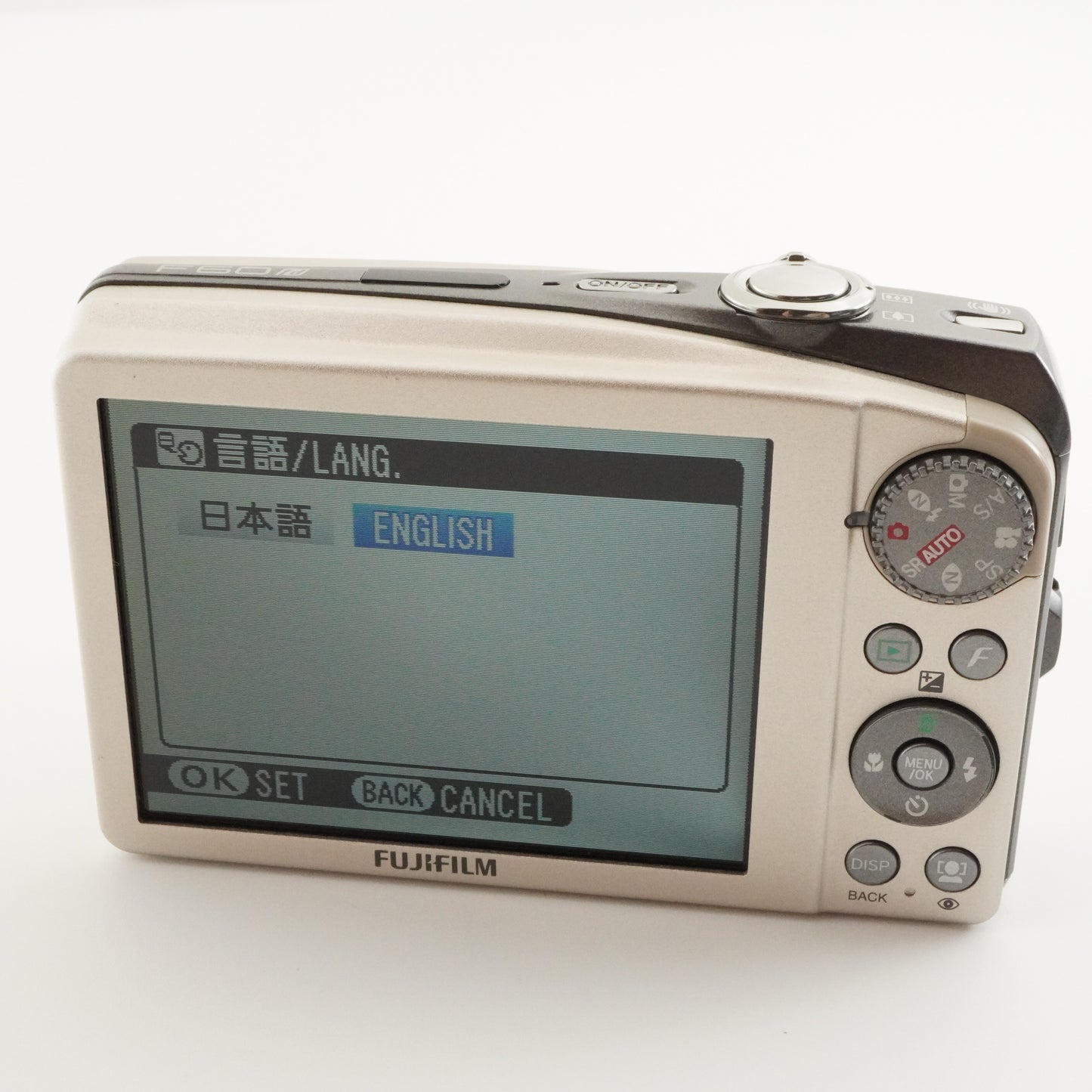 FUJIFILM FINEPIX F60fd Silver With 4GB SDHC Card Digital Camera from Japan #4014