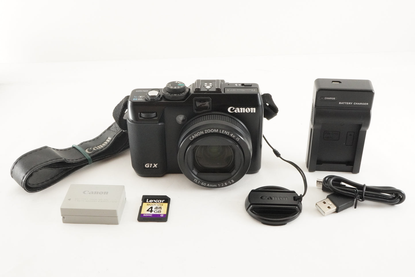 Canon PowerShot G1 X With 4GB SDHC Card Compact Digital Camera from Japan #2513