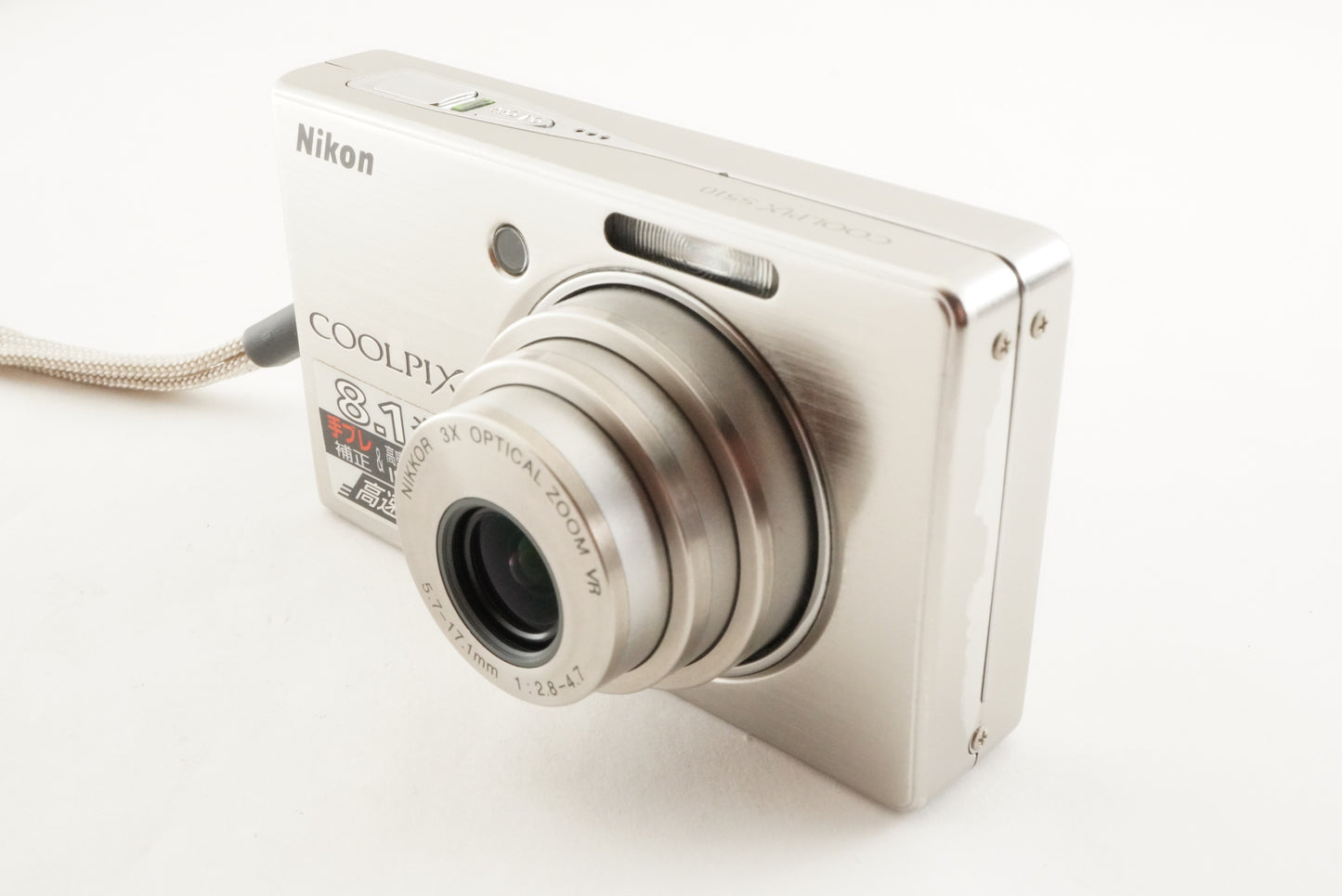 Nikon COOLPIX S510 Silver With 2GB SD Card Digital Camera from Japan #2692