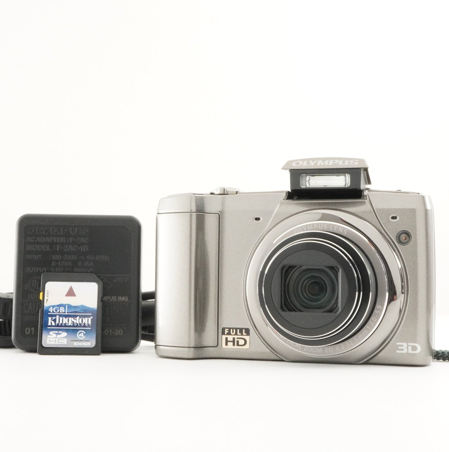 OLYMPUS SZ-20 Silver With 4GB SDHC Card Digital Camera from Japan #5645