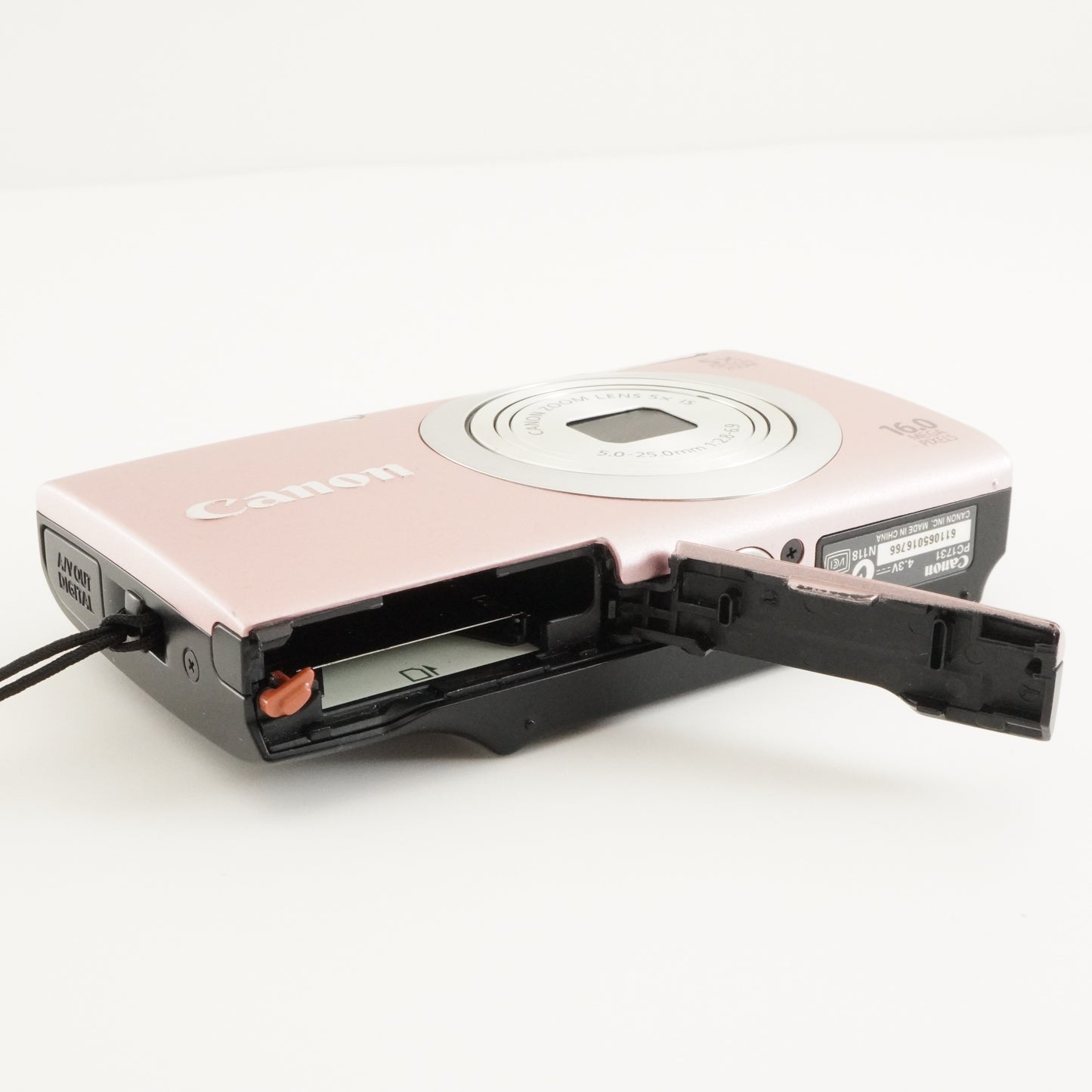 Canon PowerShot A2400 IS Pink With 4GB SDHC Card Digital Camera from Japan #7365
