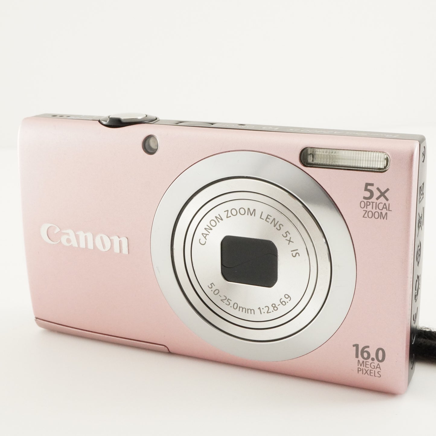 Canon PowerShot A2400 IS Pink With 4GB SDHC Card Digital Camera from Japan #7365