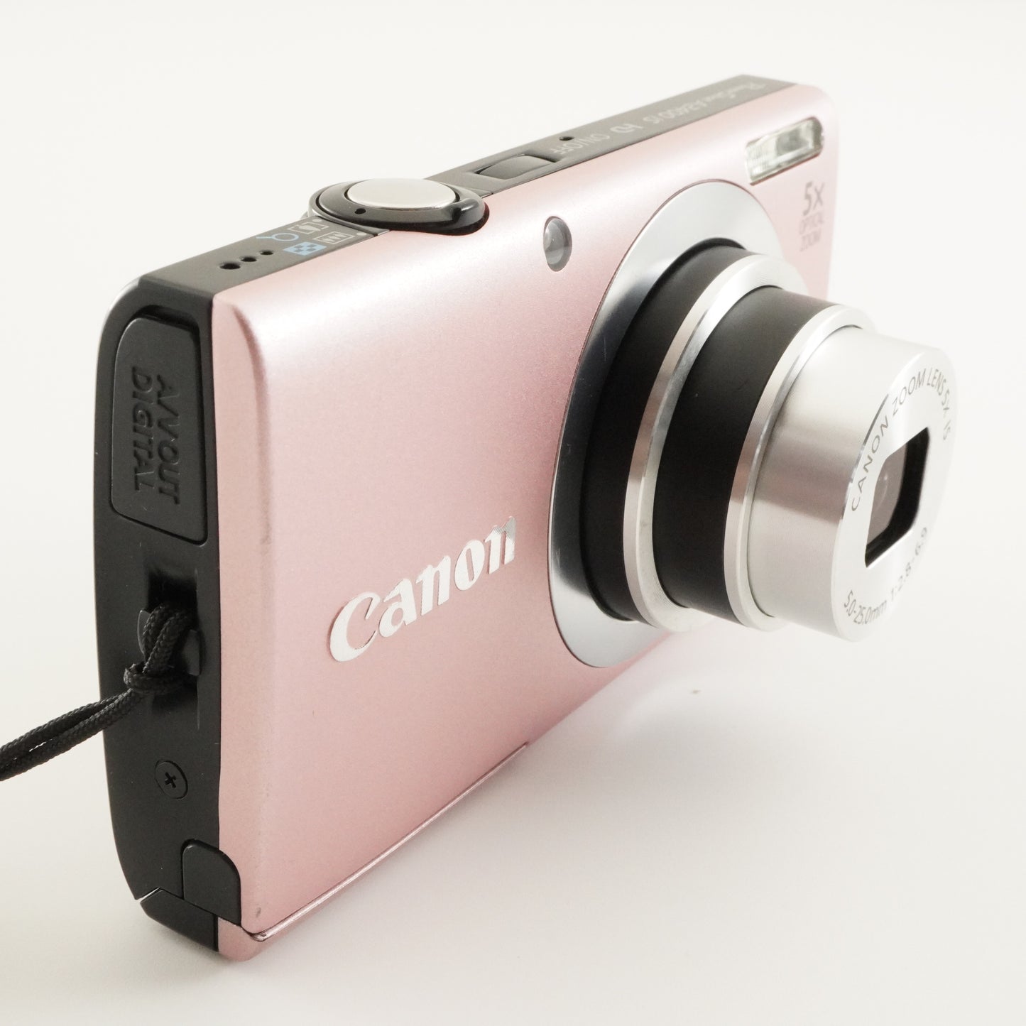 Canon PowerShot A2400 IS Pink With 4GB SDHC Card Digital Camera from Japan #7365