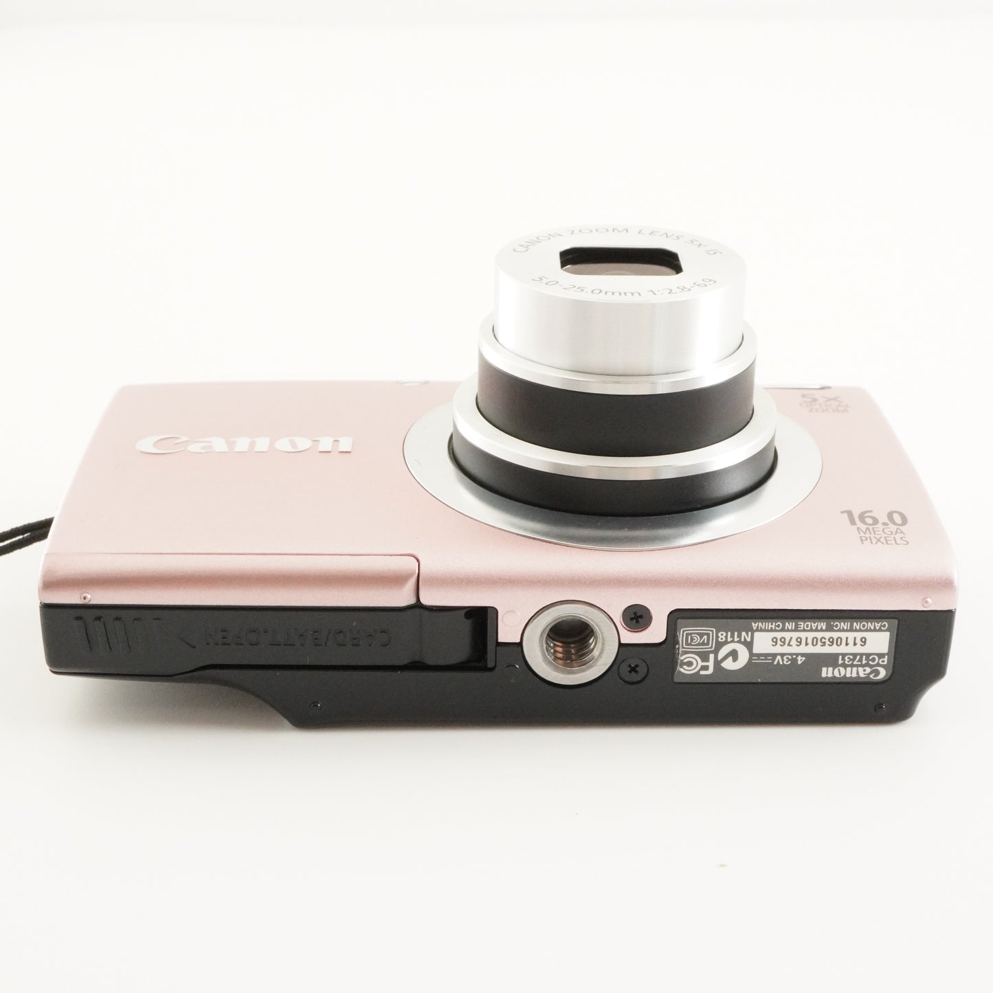 Canon PowerShot A2400 IS Pink With 4GB SDHC Card Digital Camera from Japan #7365
