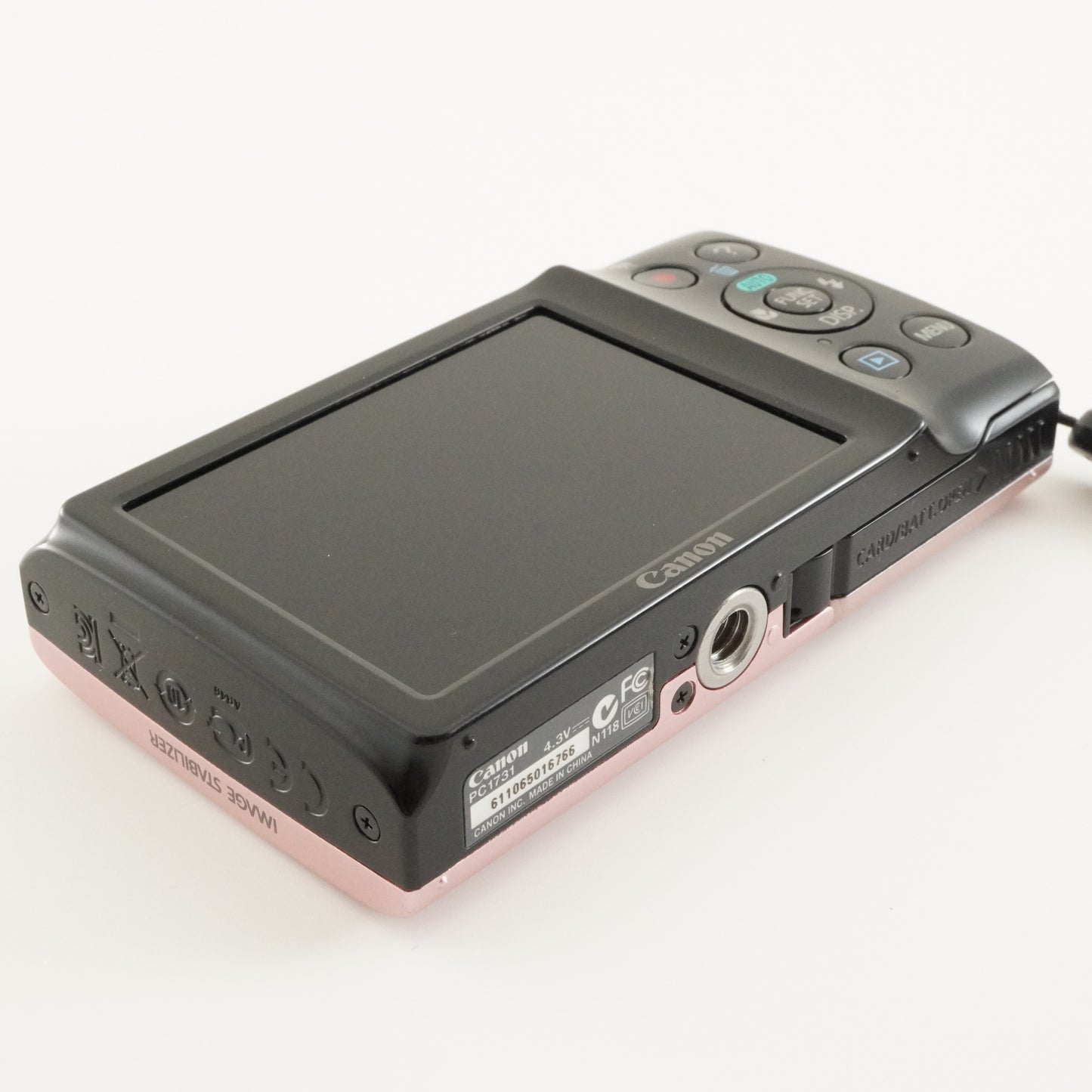 Canon PowerShot A2400 IS Pink With 4GB SDHC Card Digital Camera from Japan #7365