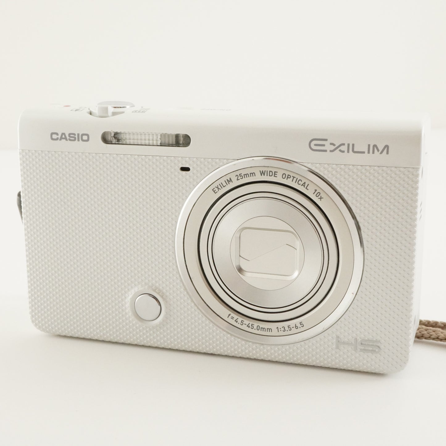CASIO EXILIM EX-ZR70 White With 4GB SDHC Card Digital Camera from Japan #7378