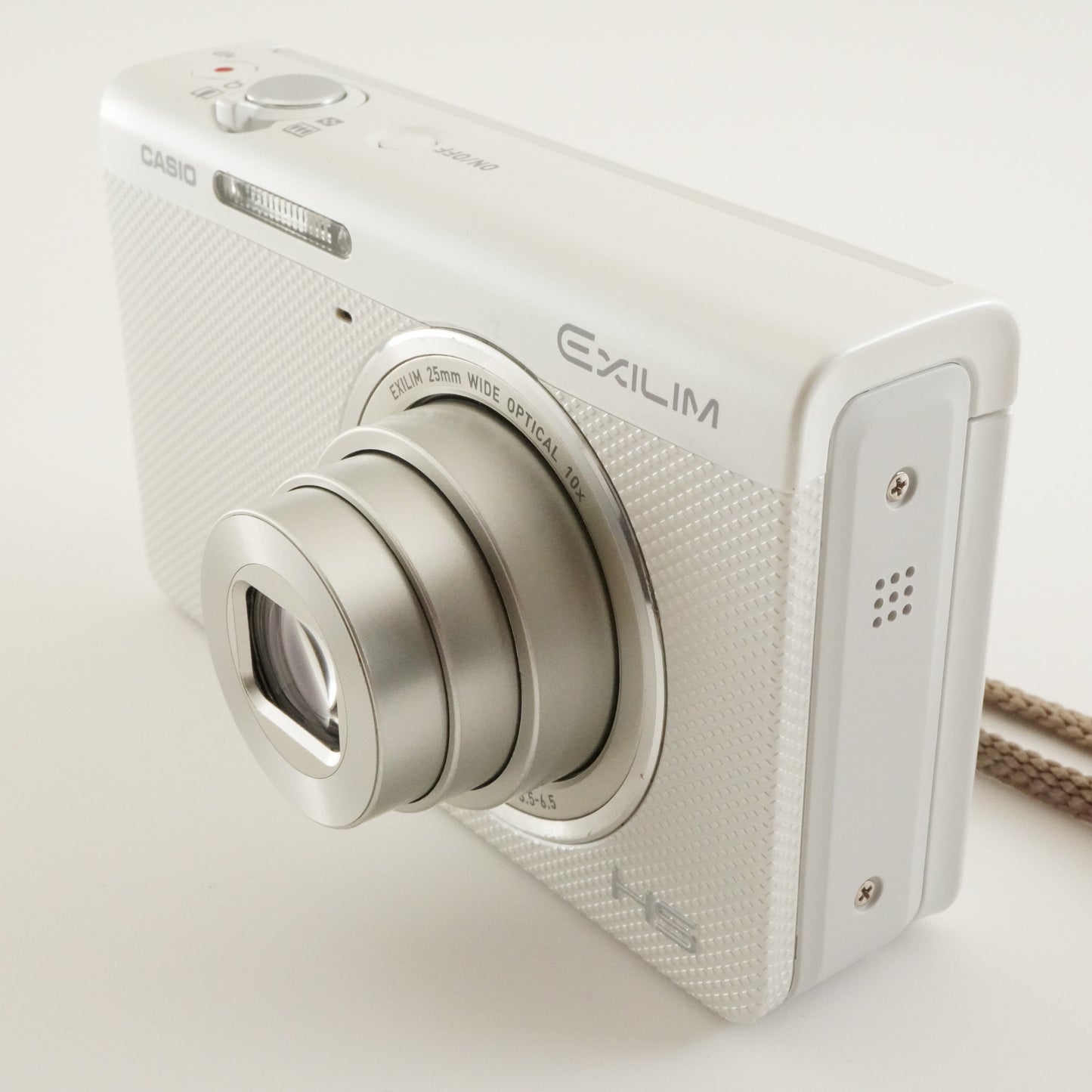 CASIO EXILIM EX-ZR70 White With 4GB SDHC Card Digital Camera from Japan #7378