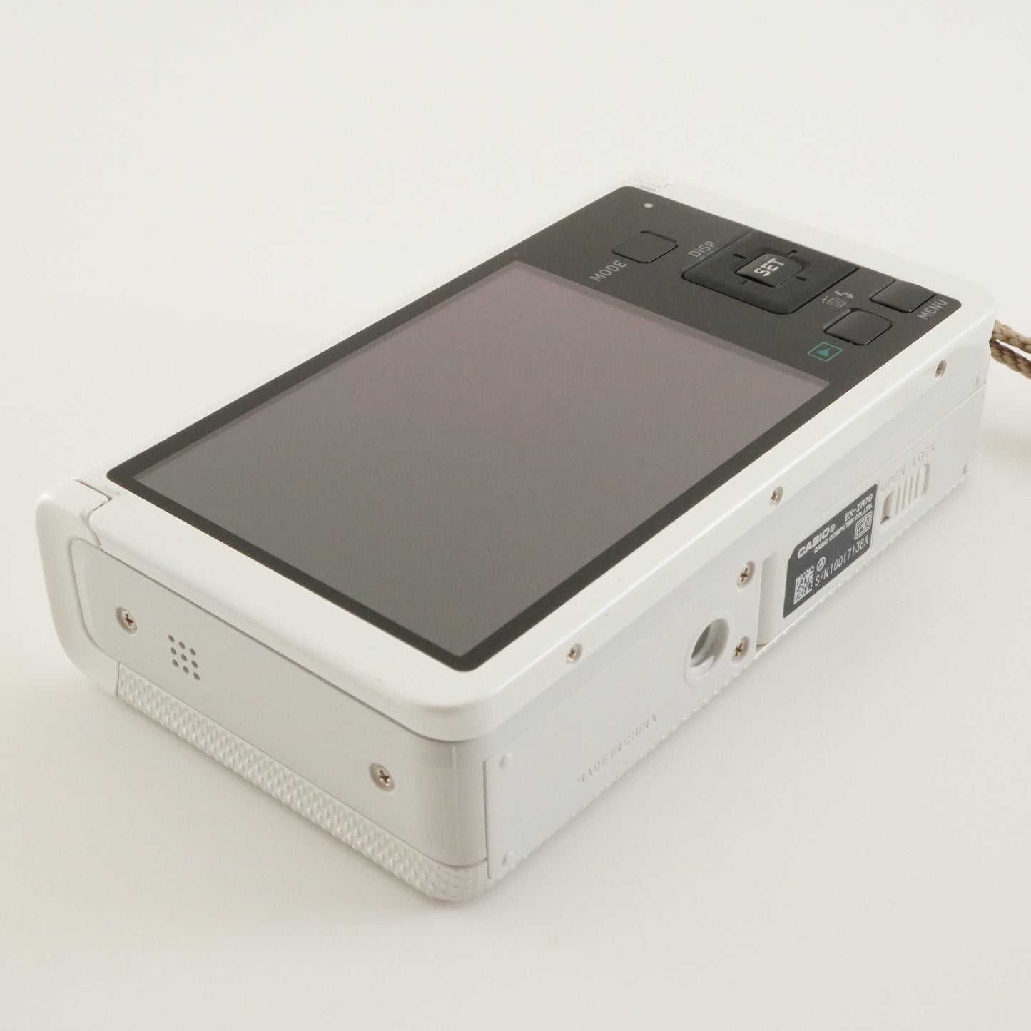 CASIO EXILIM EX-ZR70 White With 4GB SDHC Card Digital Camera from Japan #7378