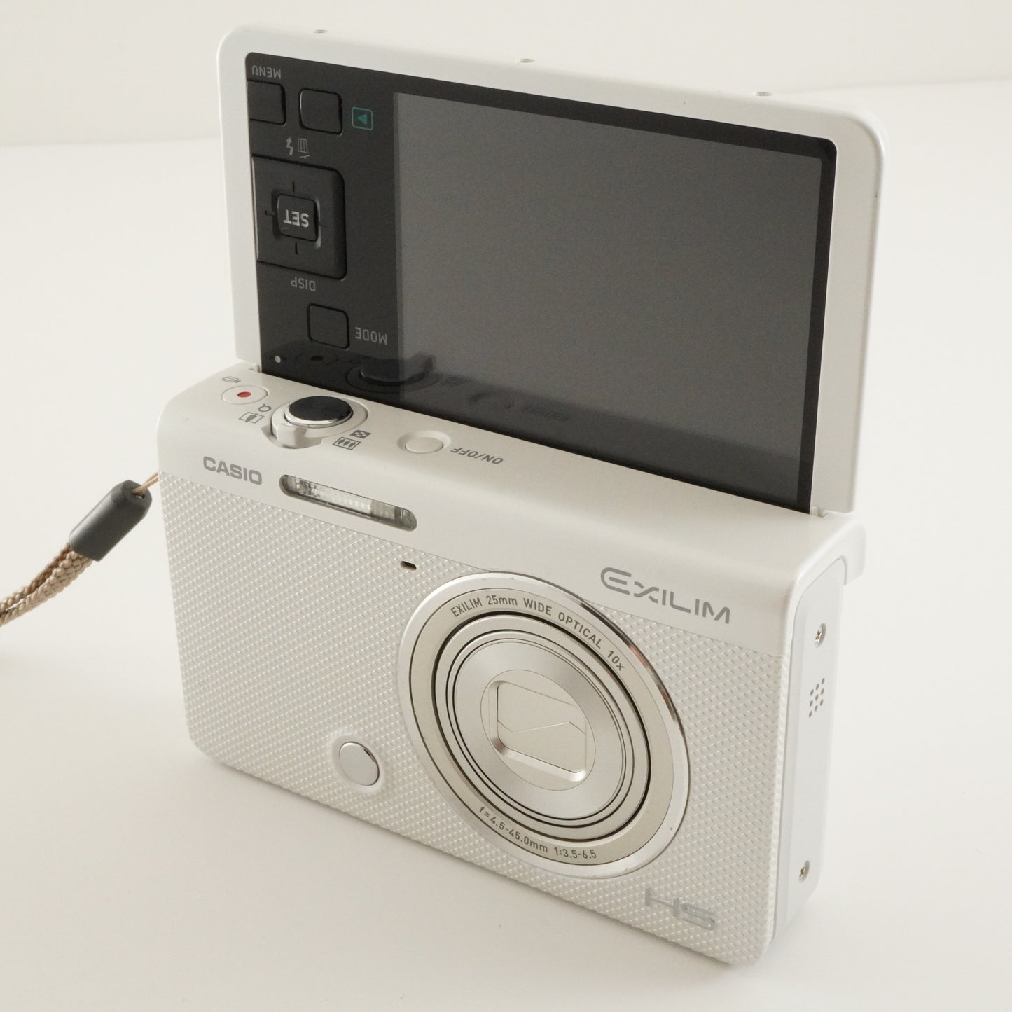 CASIO EXILIM EX-ZR70 White With 4GB SDHC Card Digital Camera from Japan #7378