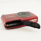 Canon PowerShot A2200 Red With 4GB SDHC Card Digital Camera from Japan #7313