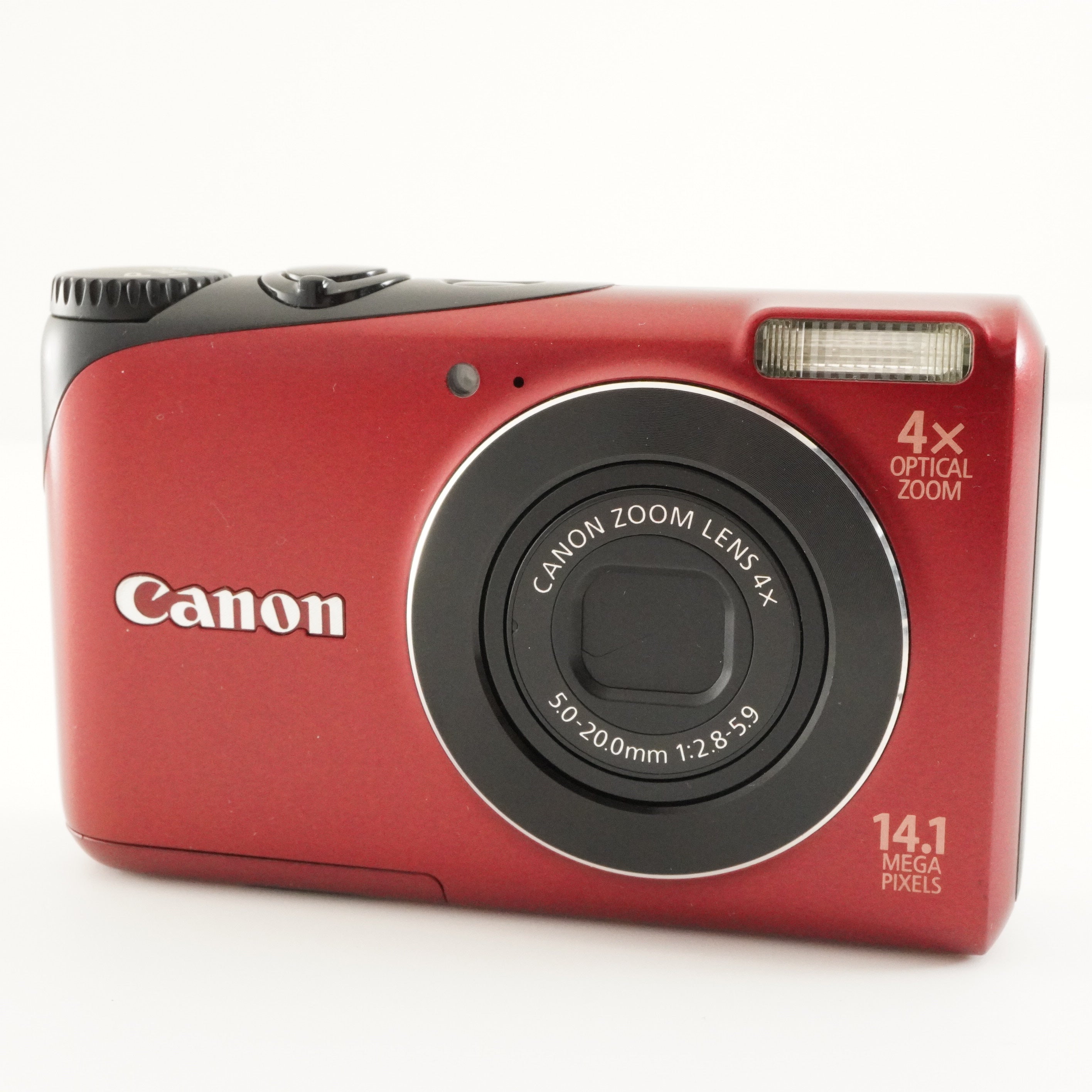 Canon PowerShot A2200 Red With 4GB SDHC Card Digital Camera