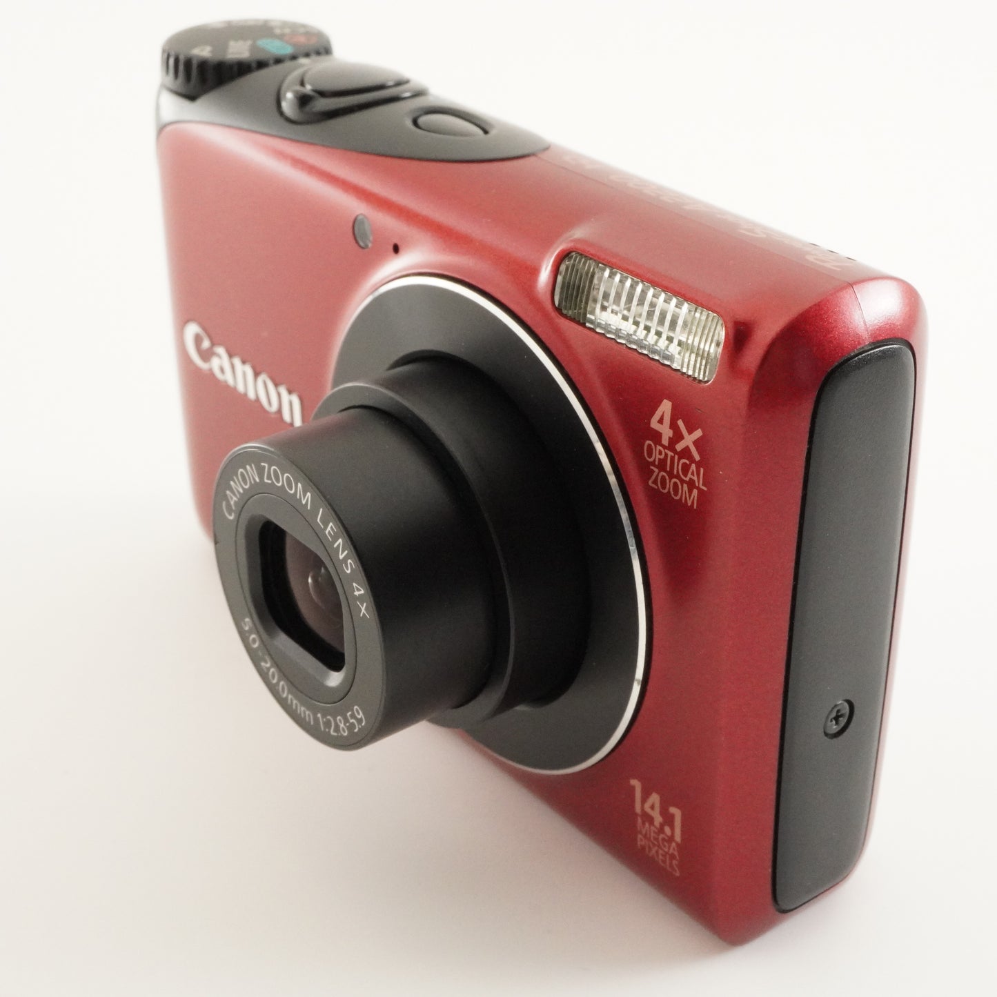 Canon PowerShot A2200 Red With 4GB SDHC Card Digital Camera from Japan #7313
