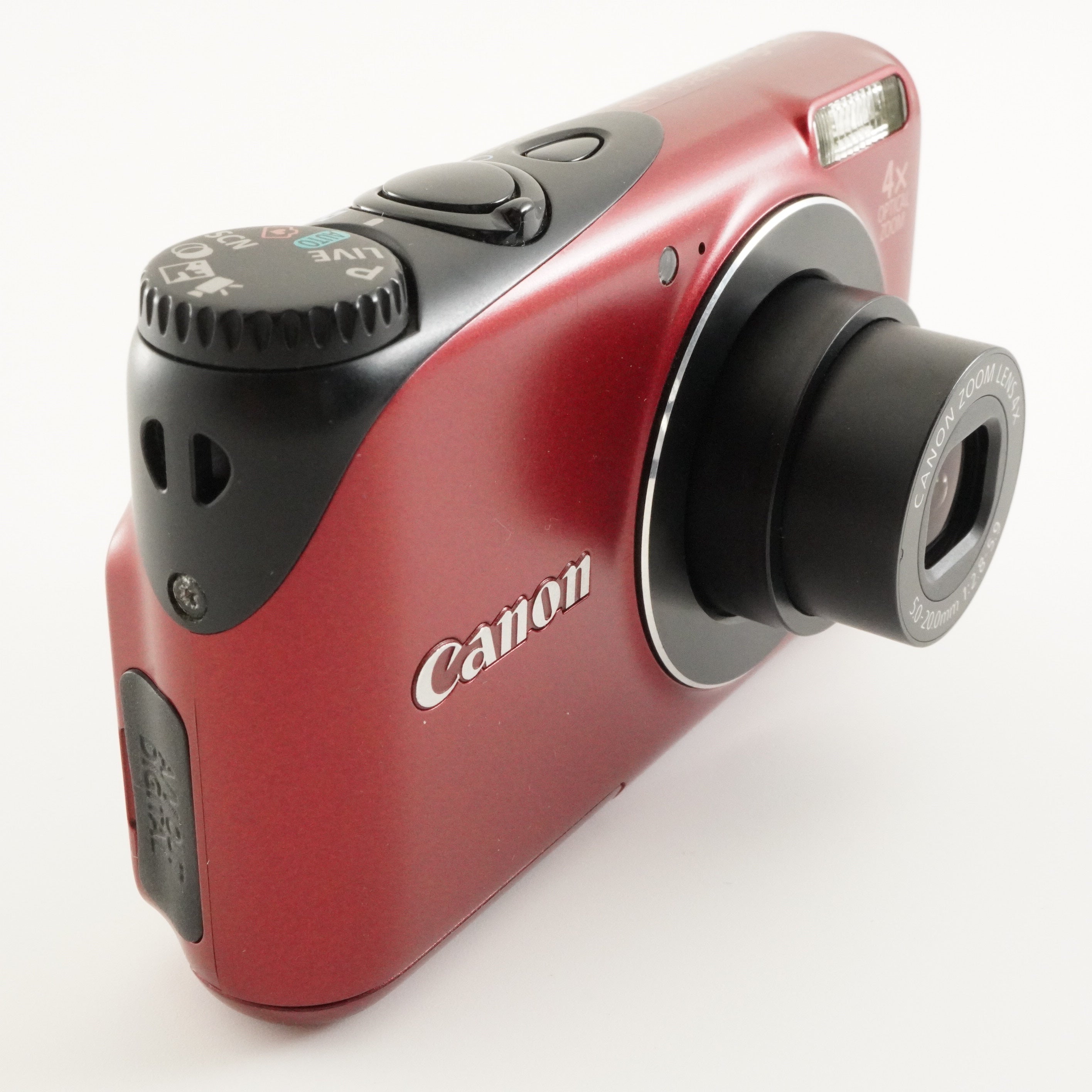 Canon PowerShot A2200 Red With 4GB SDHC Card Digital Camera from