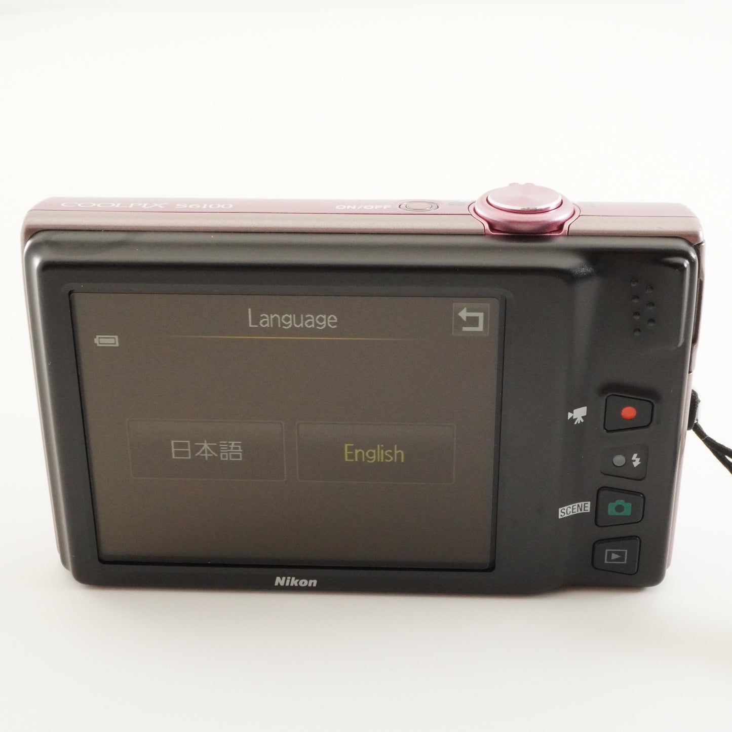 Nikon COOLPIX S6100 Pink With 4GB SDHC Card Digital Camera from Japan #7372