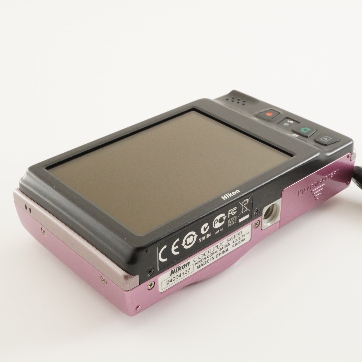 Nikon COOLPIX S6100 Pink With 4GB SDHC Card Digital Camera from Japan #7372