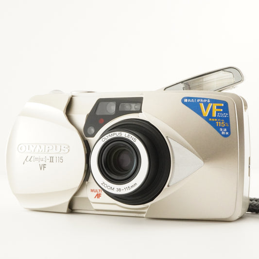 OLYMPUS mju II 115VF [mju:] Point & Shoot Film Camera from Japan #7384