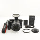 Canon EOS M2 Black + EF-M 18-55mm IS STM + Speedlite 90EX from Japan #5423