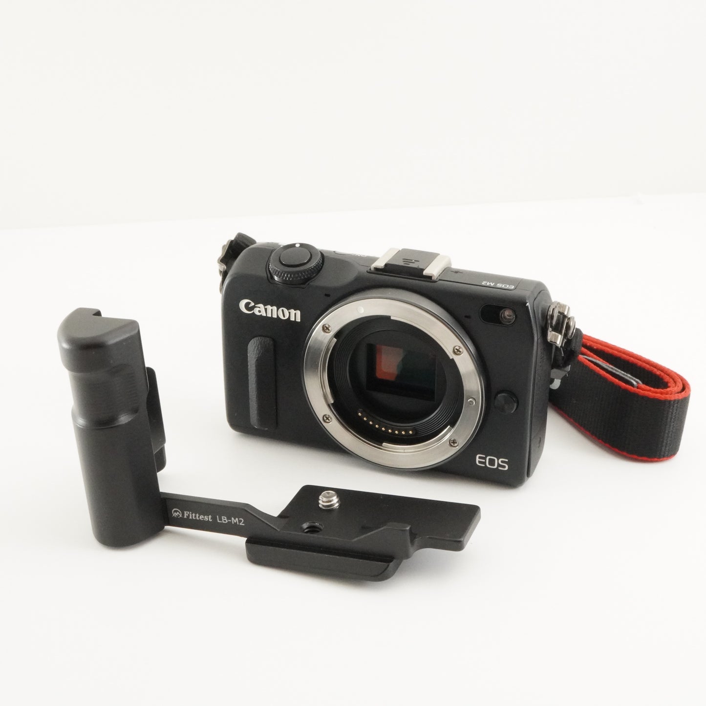 Canon EOS M2 Black + EF-M 18-55mm IS STM + Speedlite 90EX from Japan #5423